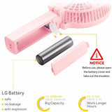 Pink Handheld USB Fans