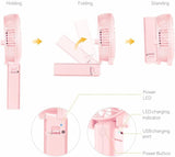 Pink Handheld USB Fans