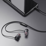 In Ear Headphones Wired Earbud with Line-in Microphone